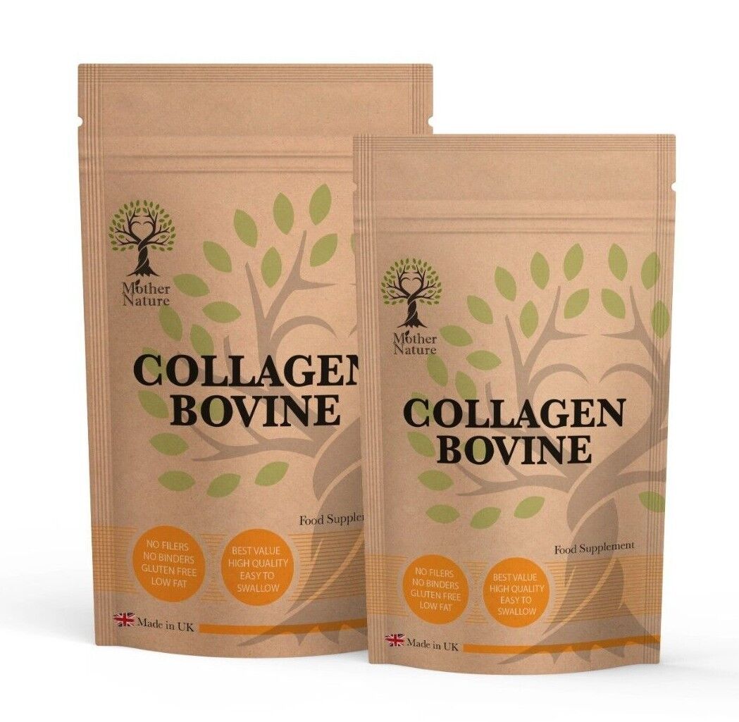 Bovine Collagen Peptides 600mg Capsules for Anti-Aging