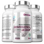 High Strength Resveratrol 600mg Vegan Capsules