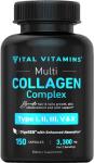 Vital Vitamins Multi Collagen Complex - Grass Fed Blend