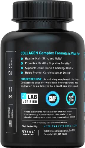 Vital Vitamins Multi Collagen Complex - Grass Fed Blend