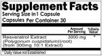 Resveratrol Extract 3000mg for Anti-Aging Support