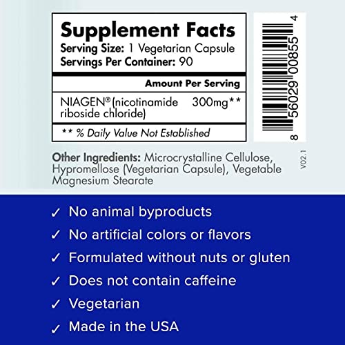 TRU NIAGEN NAD+ Boosting Supplement for Youthful Skin
