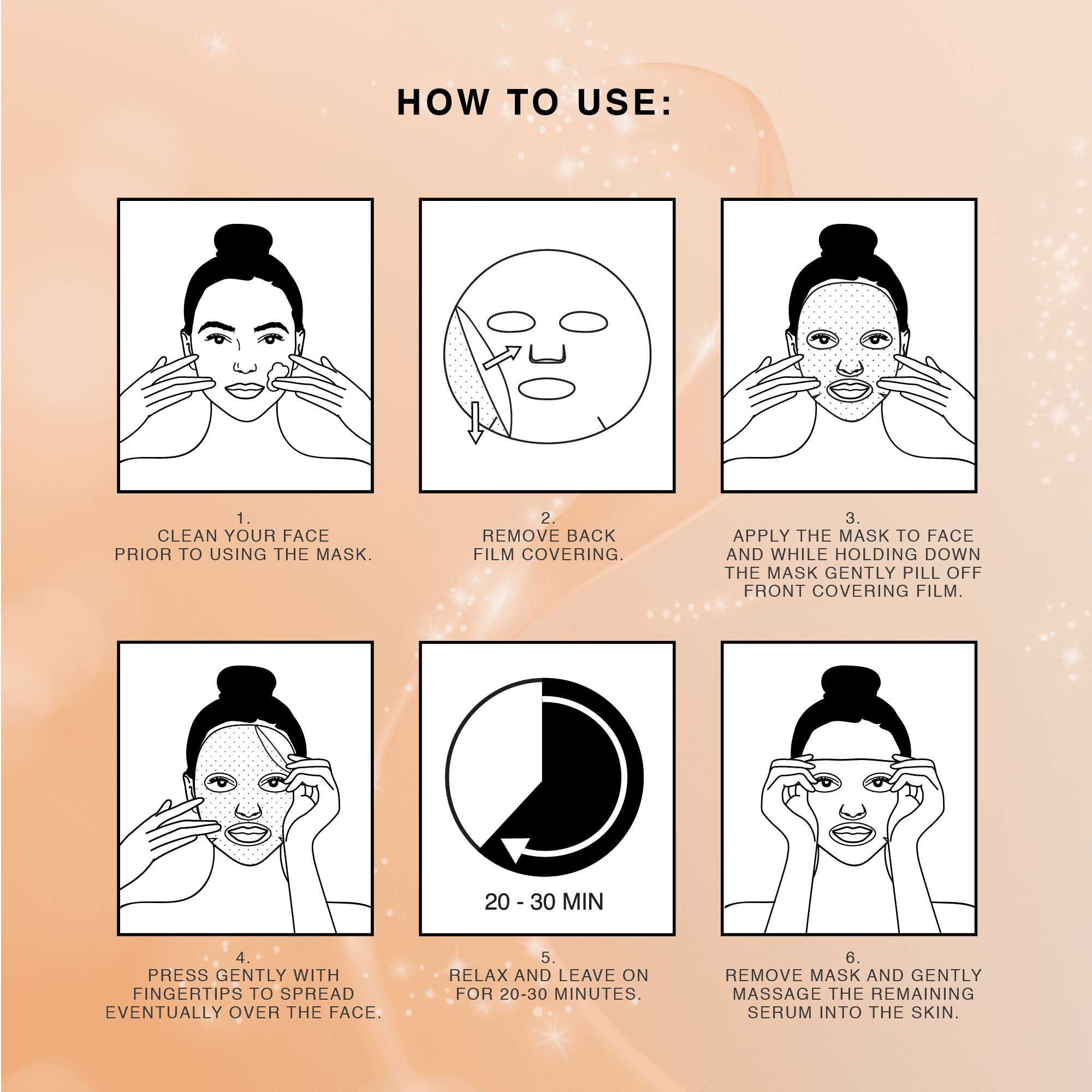 Hydrating Anti-Aging Bio Cellulose Face Mask (5 Pack)