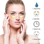 24K Gold Eye Mask with Collagen Gel - 25 Pairs