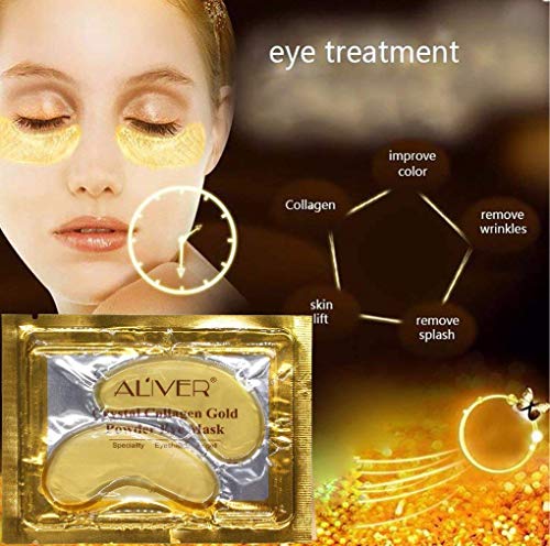 24K Gold Eye Mask with Collagen Gel - 25 Pairs