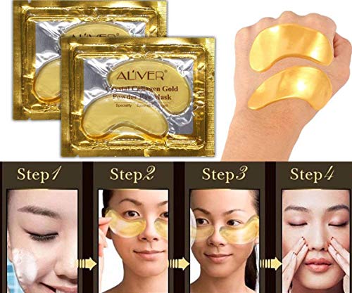 24K Gold Eye Mask with Collagen Gel - 25 Pairs