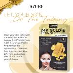 24K Gold Retinol Under Eye Patches – 5 Pairs