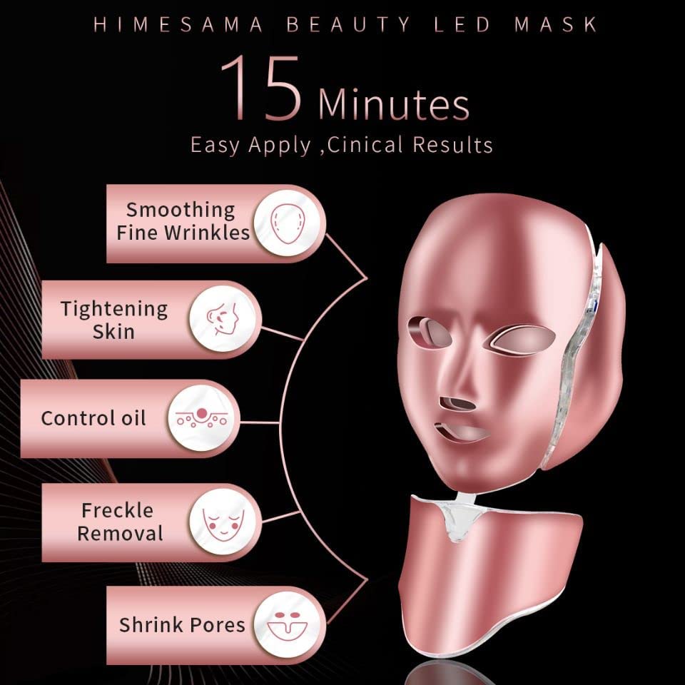 7-Color LED Face Mask for Skin Rejuvenation