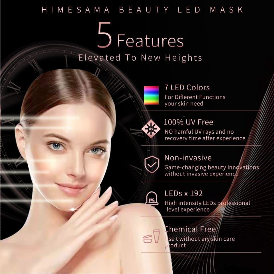7-Color LED Face Mask for Skin Rejuvenation