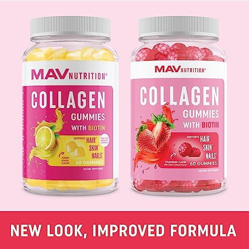 Collagen Gummies with Biotin and Vitamins for Women