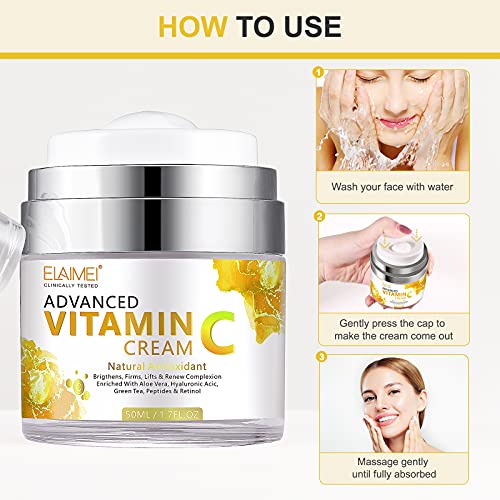 Vitamin C Cream with Hyaluronic Acid & Vitamin E