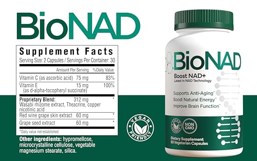 BioNAD NAD+ Booster for Energy and Anti-Aging
