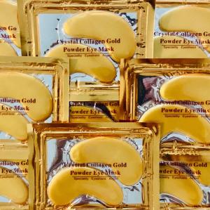 Gold Crystal Collagen Eye Masks for Anti-Aging