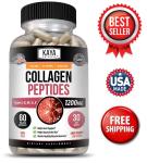 Collagen Peptides 1200mg Capsules for Youthful Skin