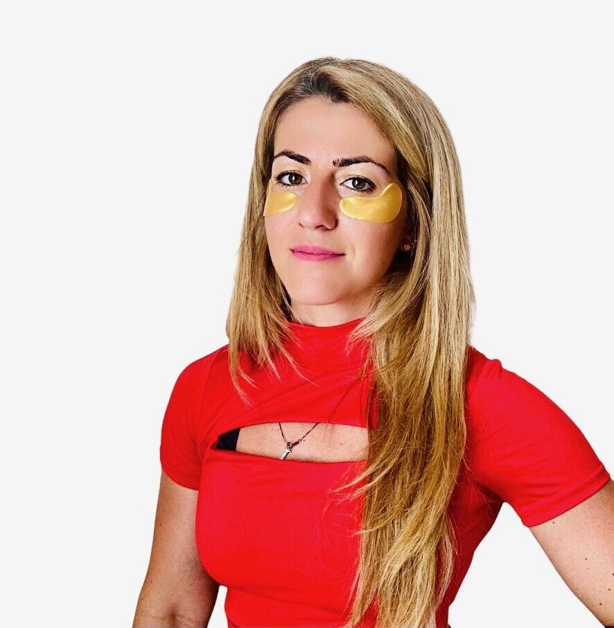 Gold Crystal Collagen Eye Masks for Anti-Aging