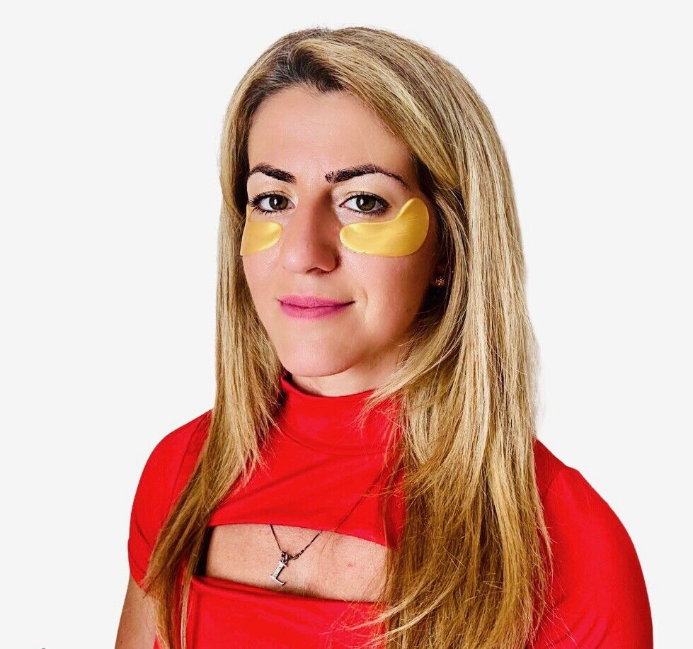 Gold Crystal Collagen Eye Masks for Anti-Aging