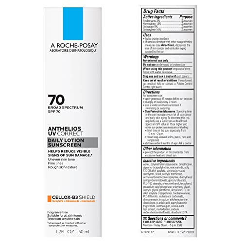 La Roche-Posay UV Correct Sunscreen Moisturizer SPF 70