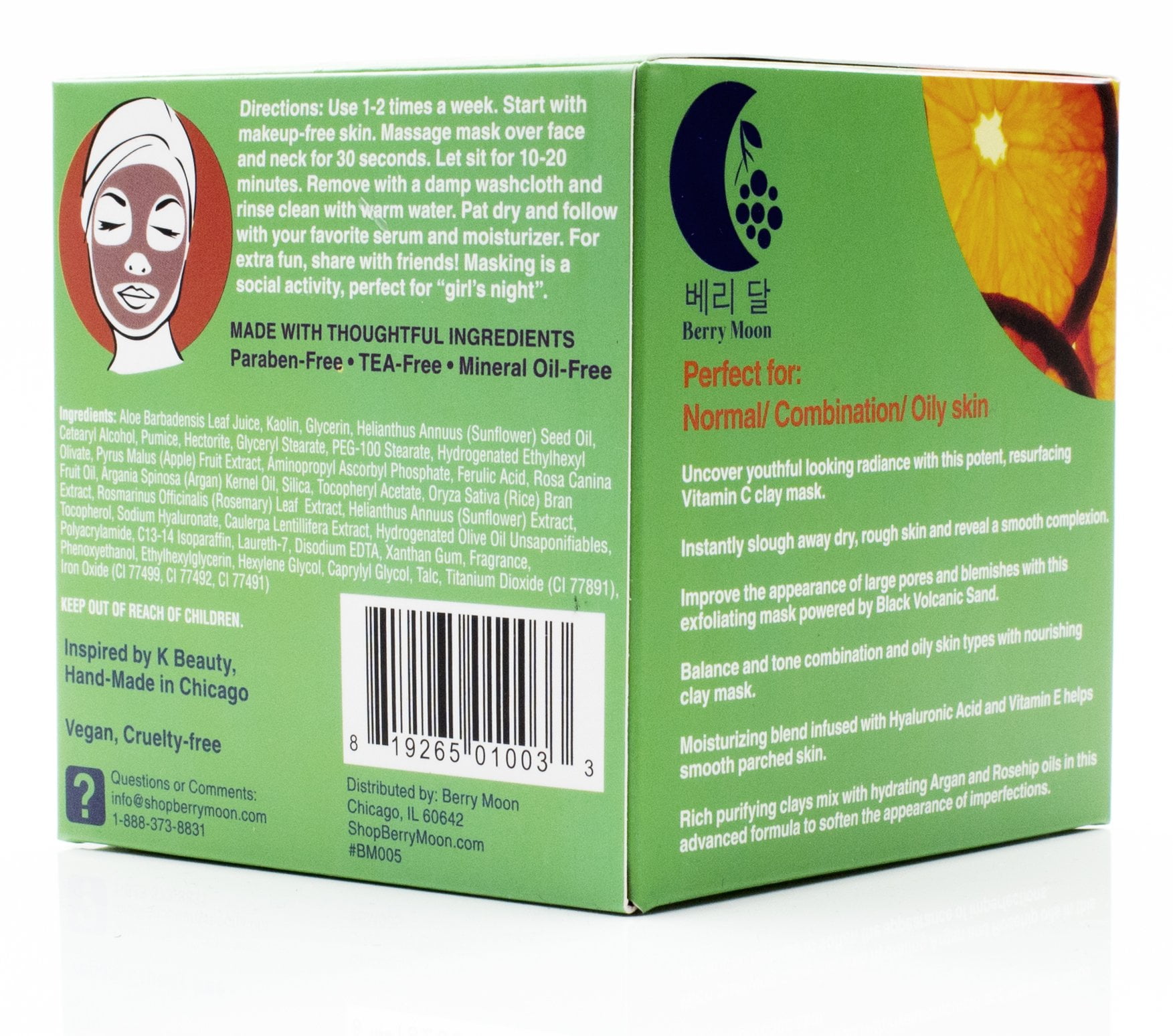 Korean Vitamin C Brightening Clay Mask