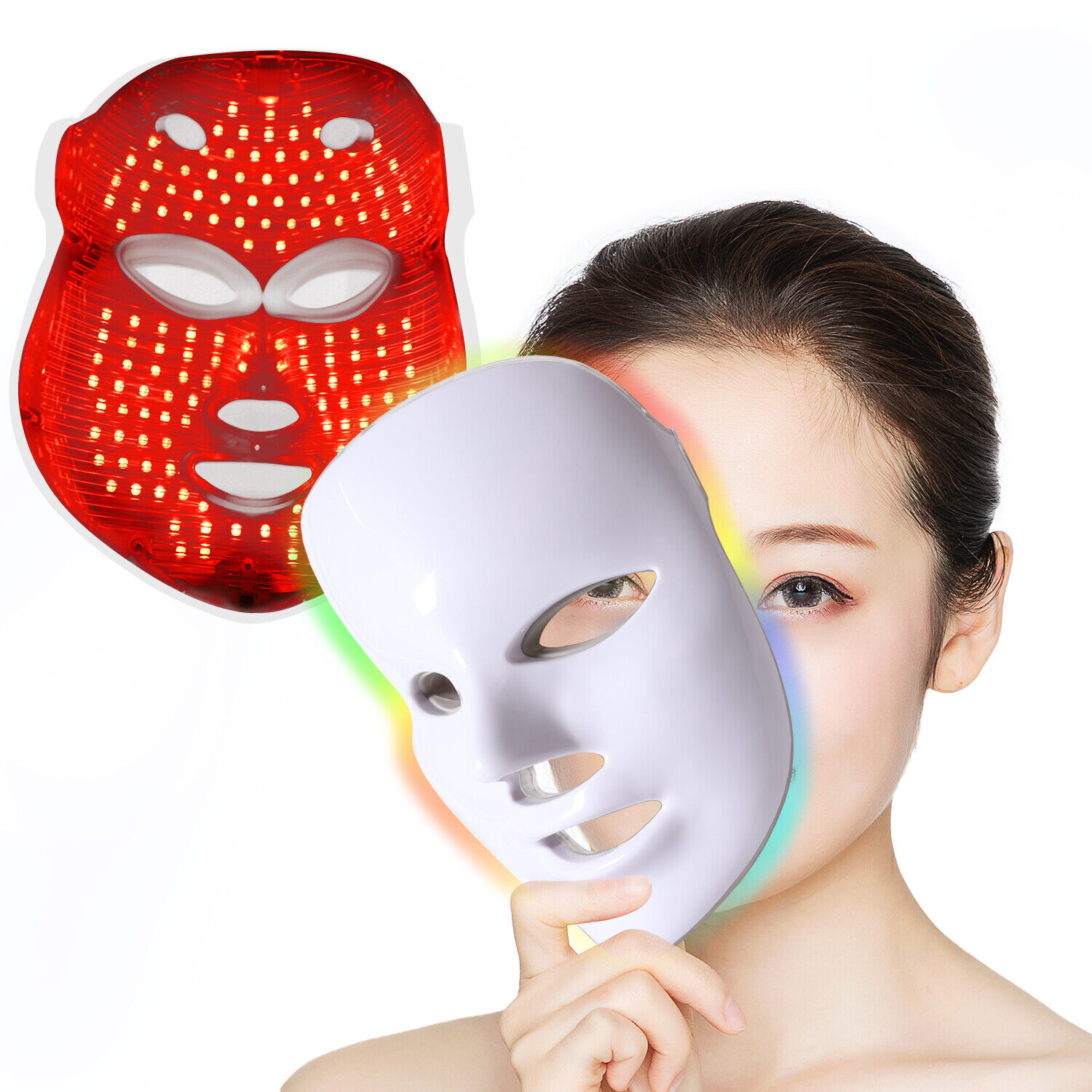 7-Color LED Light Therapy Facial Mask