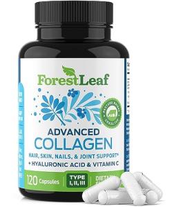 ForestLeaf Collagen Pills with Hyaluronic Acid & Vitamin C