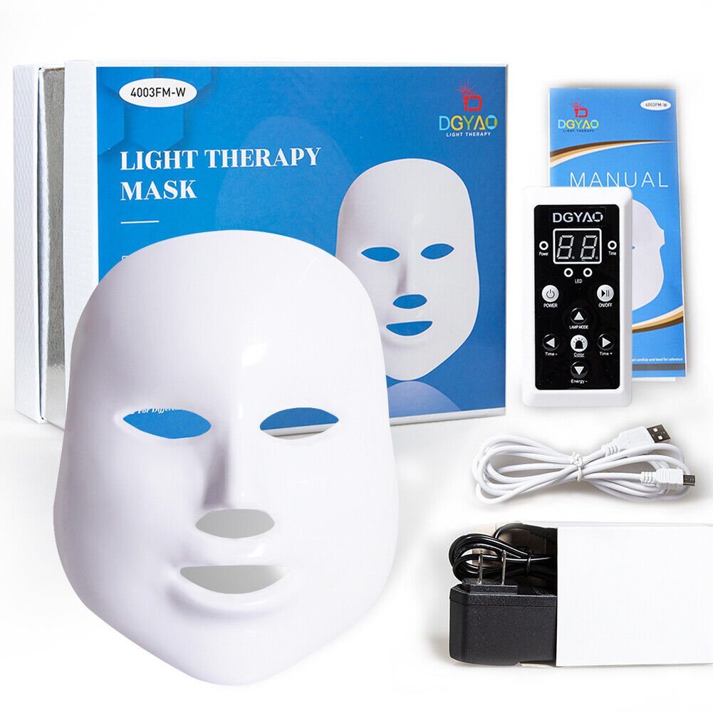 7-Color LED Light Therapy Facial Mask