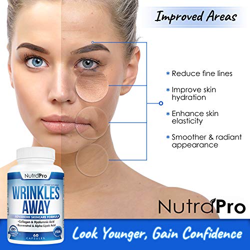 NutraPro Ageless Skin Vitamins with Collagen and Resveratrol