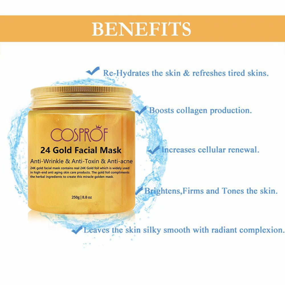 24K Gold Collagen Anti-Aging Face Mask