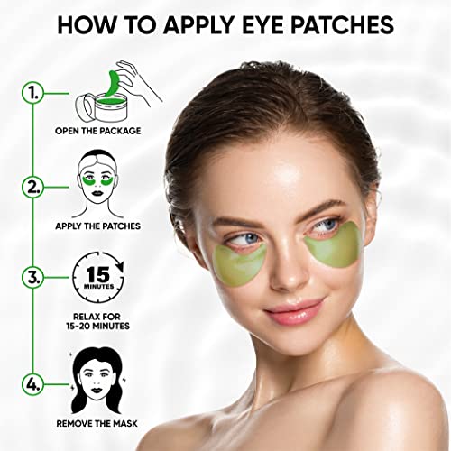 Green Tea Collagen Under-Eye Patches for Puffiness