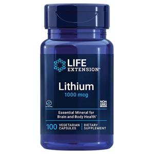 Life Extension Lithium 1000 Mcg Veg Capsules