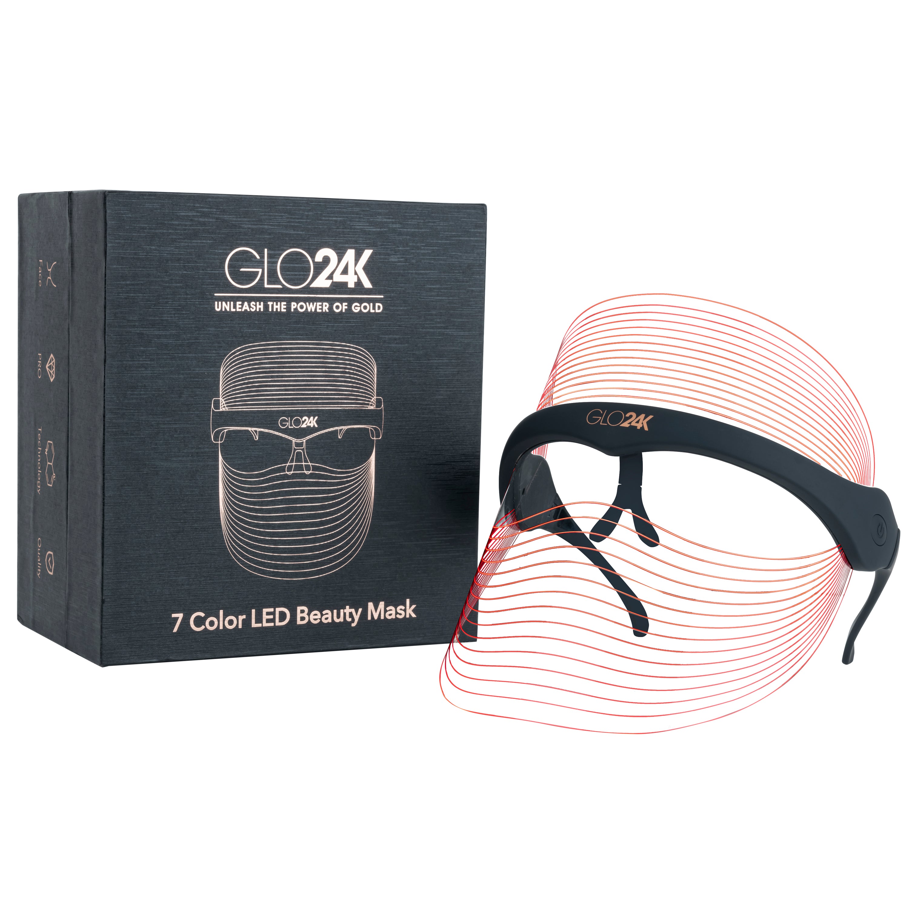 Glo24K LED Face Mask for Youthful Skin