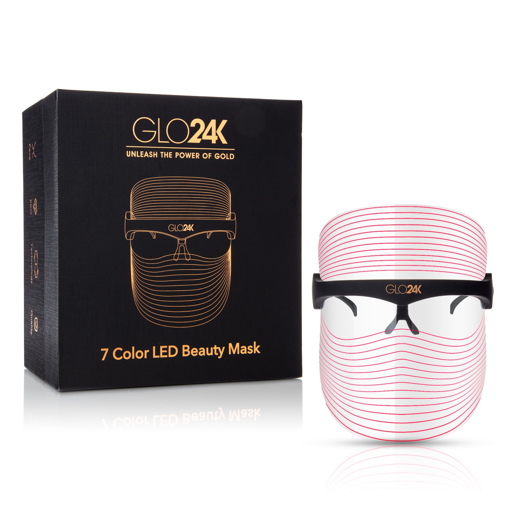 Glo24K LED Face Mask for Youthful Skin