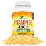 Maximum Strength Vitamin D3, 4,000 IU, 365 Softgels
