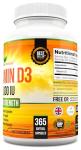 Maximum Strength Vitamin D3, 4,000 IU, 365 Softgels