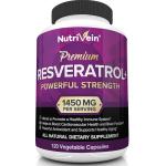Nutrivein 1450mg Resveratrol Antioxidant Supplement - 120 Capsules