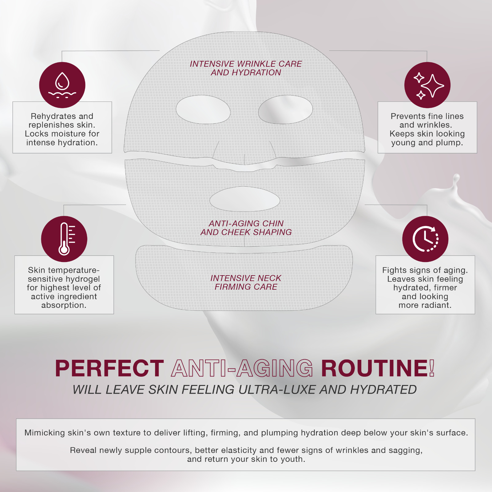 Korean Anti-Aging Face and Neck Firming Set