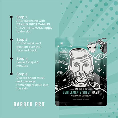 Barber Pro Men's Anti-Aging Sheet Mask