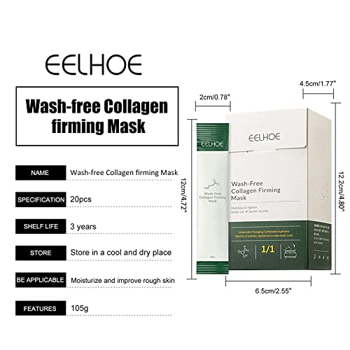 40 PCS Korean Collagen Firming Sleeping Masks