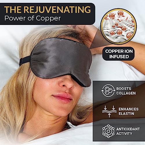 Silk Sleep Mask with Copper Ion Technology