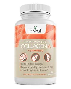 NIWALI Hydrolyzed Collagen + Vitamin C Supplements