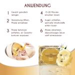Gold Face Masks with Bio-Collagen for Anti-Aging