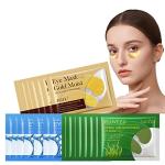 Hyaluronic Gold Eye Masks - 12 Soothing Pads