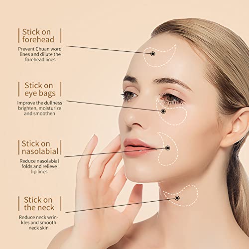 Hyaluronic Gold Eye Masks - 12 Soothing Pads