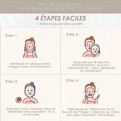 Project E Beauty LED Photon Mask for Skin Rejuvenation