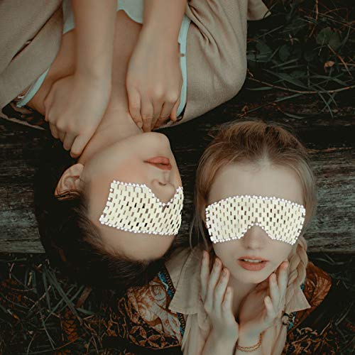 Natural Jade Eye Mask for Dark Circles and Puffiness