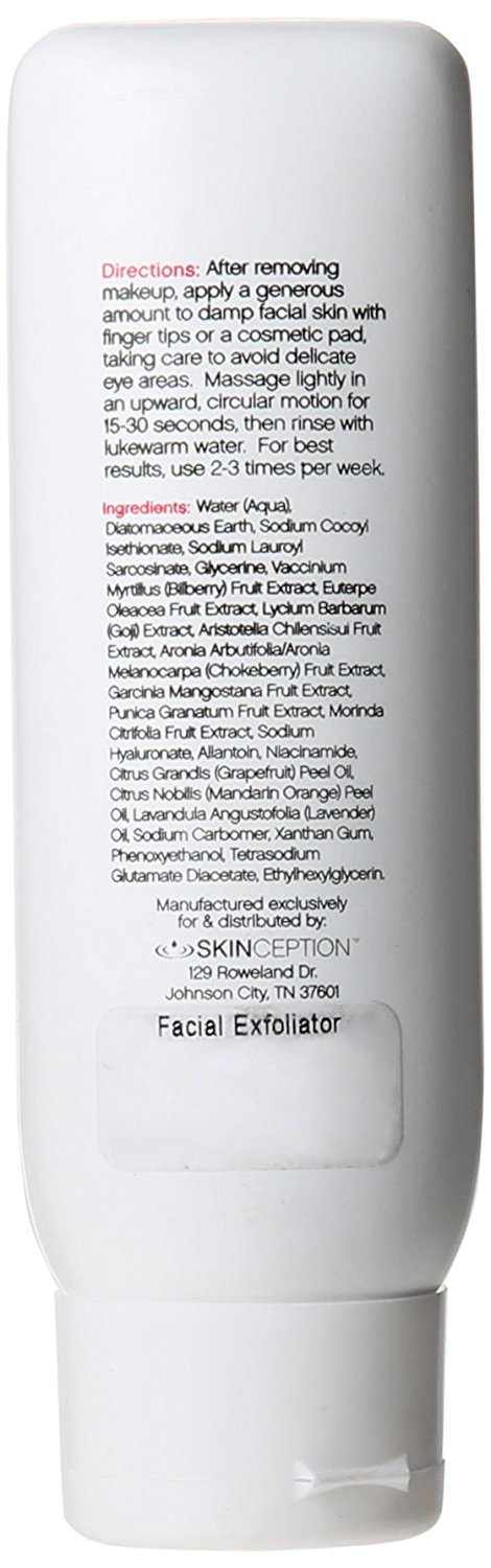 Skinception Microderm Facial Exfoliator - 3 Bottles