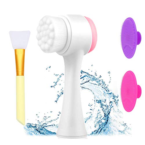 2-in-1 Facial Cleansing Brush and Exfoliator