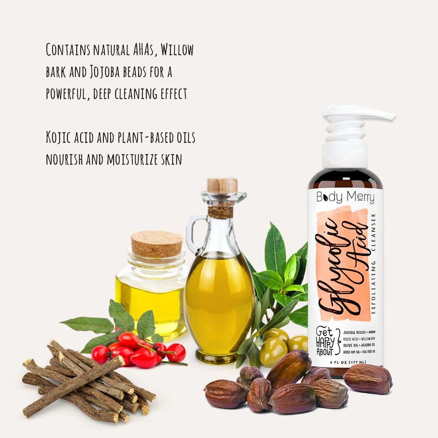 Glycolic Acid Cleanser for Anti-Aging and Acne