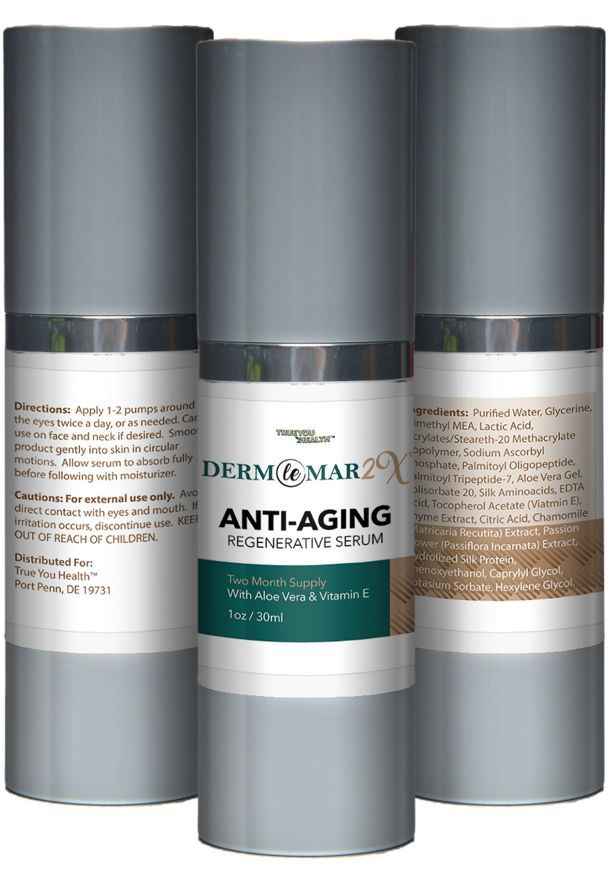 Derm Le Mar Anti-Aging Regenerative Serum - 2 Month Supply