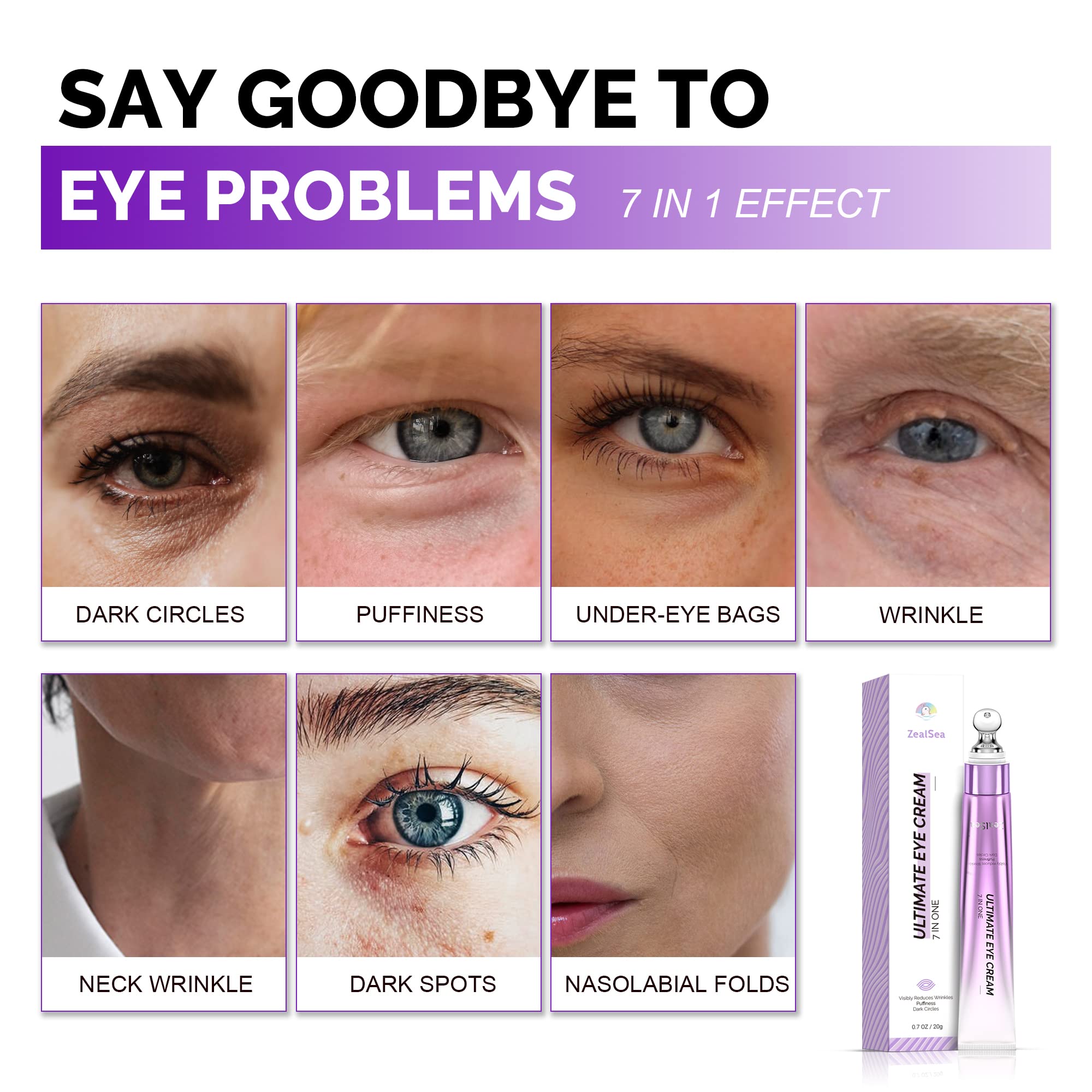 Caffeine Eye Cream for Dark Circles and Puffiness