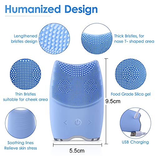Electric Facial Cleansing Brush for Anti-Aging